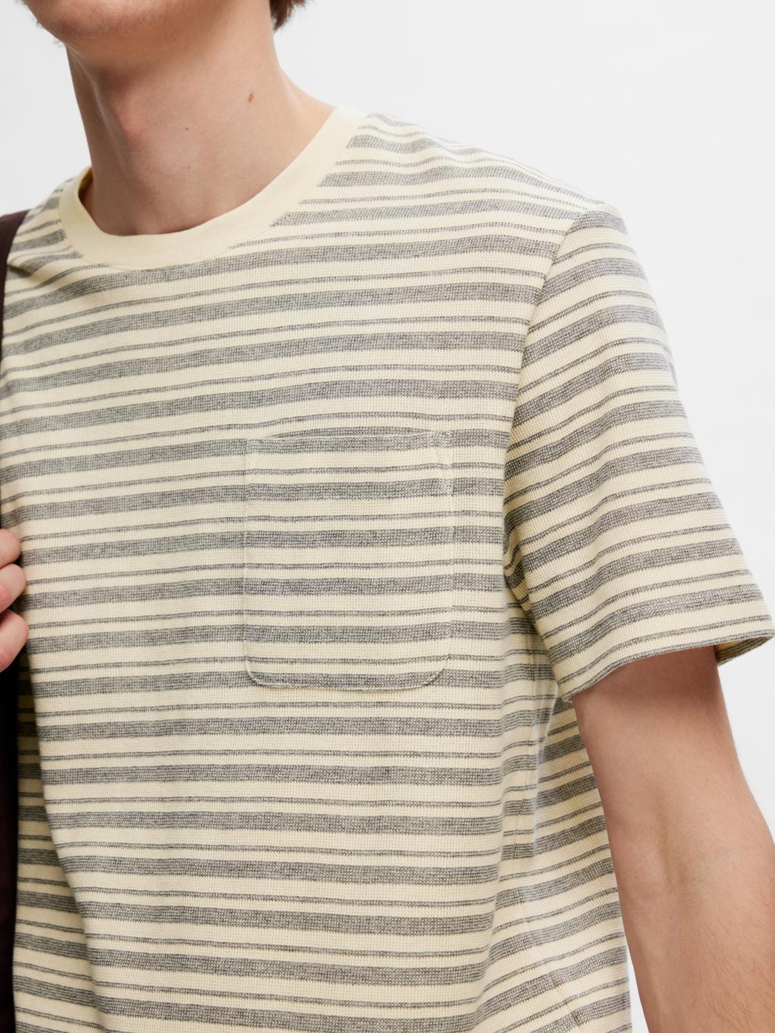 m tops - Selected - Sune Stripe Pocket Tee - PLENTY