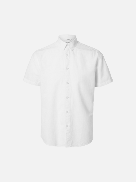 SELECTED TOPS White / S Reg-Sun Shirt