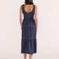 STAPLE THE LABEL DRESSES Asta Shirred Midi Dress