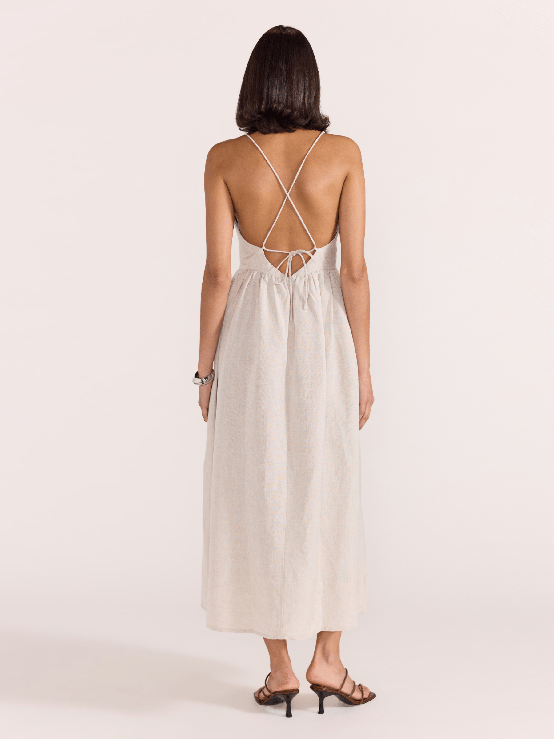 STAPLE THE LABEL DRESSES Harper Linen Sundress