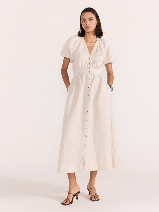 STAPLE THE LABEL DRESSES Natural Marle / XS Harper Midi Dress