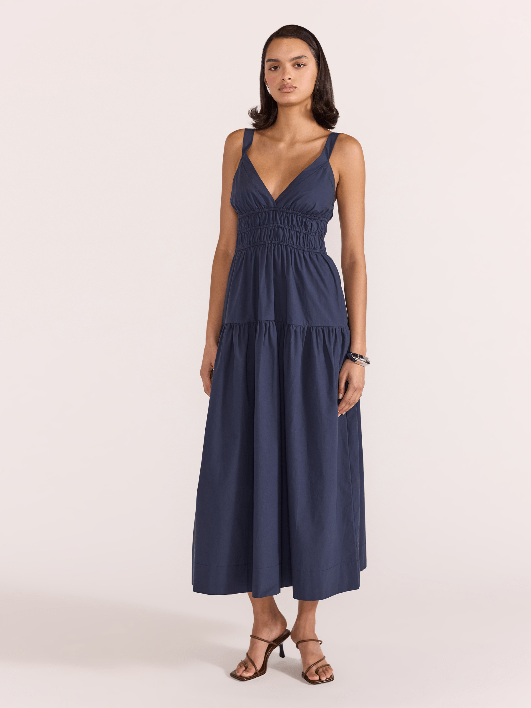 STAPLE THE LABEL DRESSES Navy / XS Asta Maxi Sundress