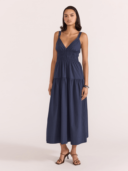 STAPLE THE LABEL DRESSES Navy / XS Asta Maxi Sundress