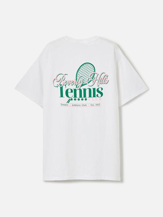 TOPS - SWEET CLAIRE - Beverly Hills Tennis Club Tee - PLENTY