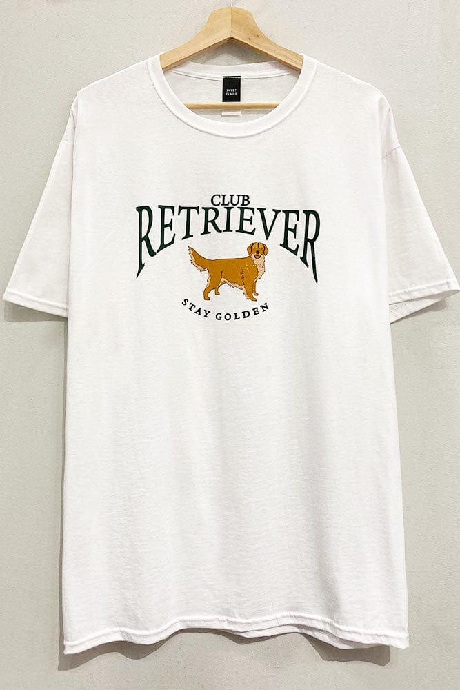 tops - SWEET CLAIRE - Club Retriever Printed Tee - PLENTY