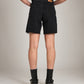 Tailor Made Denim Premium Oslo 90's Short Destroyed - Frost Black