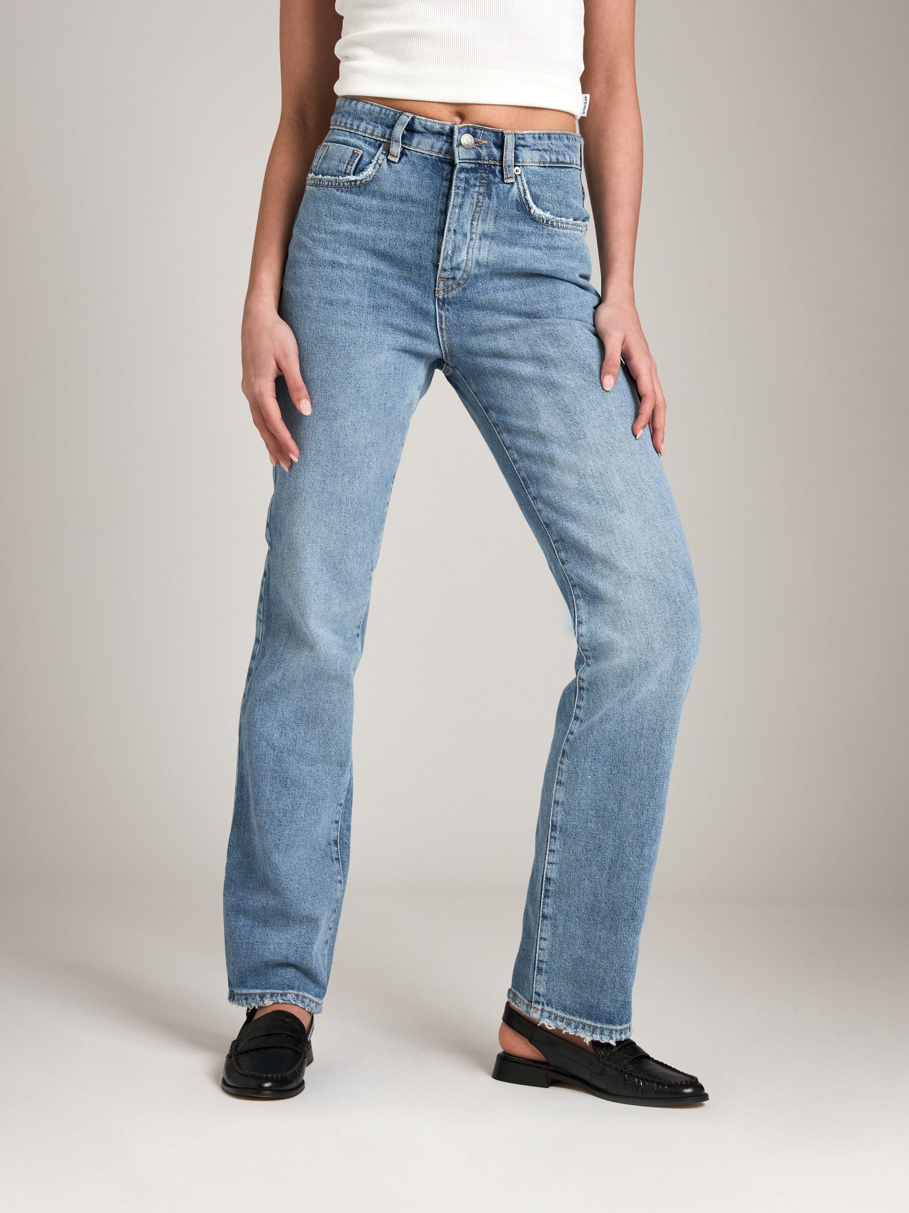 Denim - Tailor Made - Premium Preston Ultra High Rise Straight - PLENTY