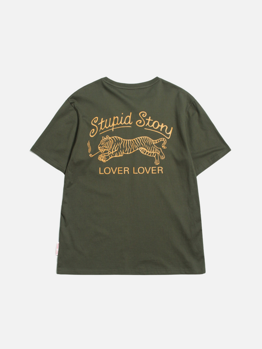 Stupid Story Tiger Tee