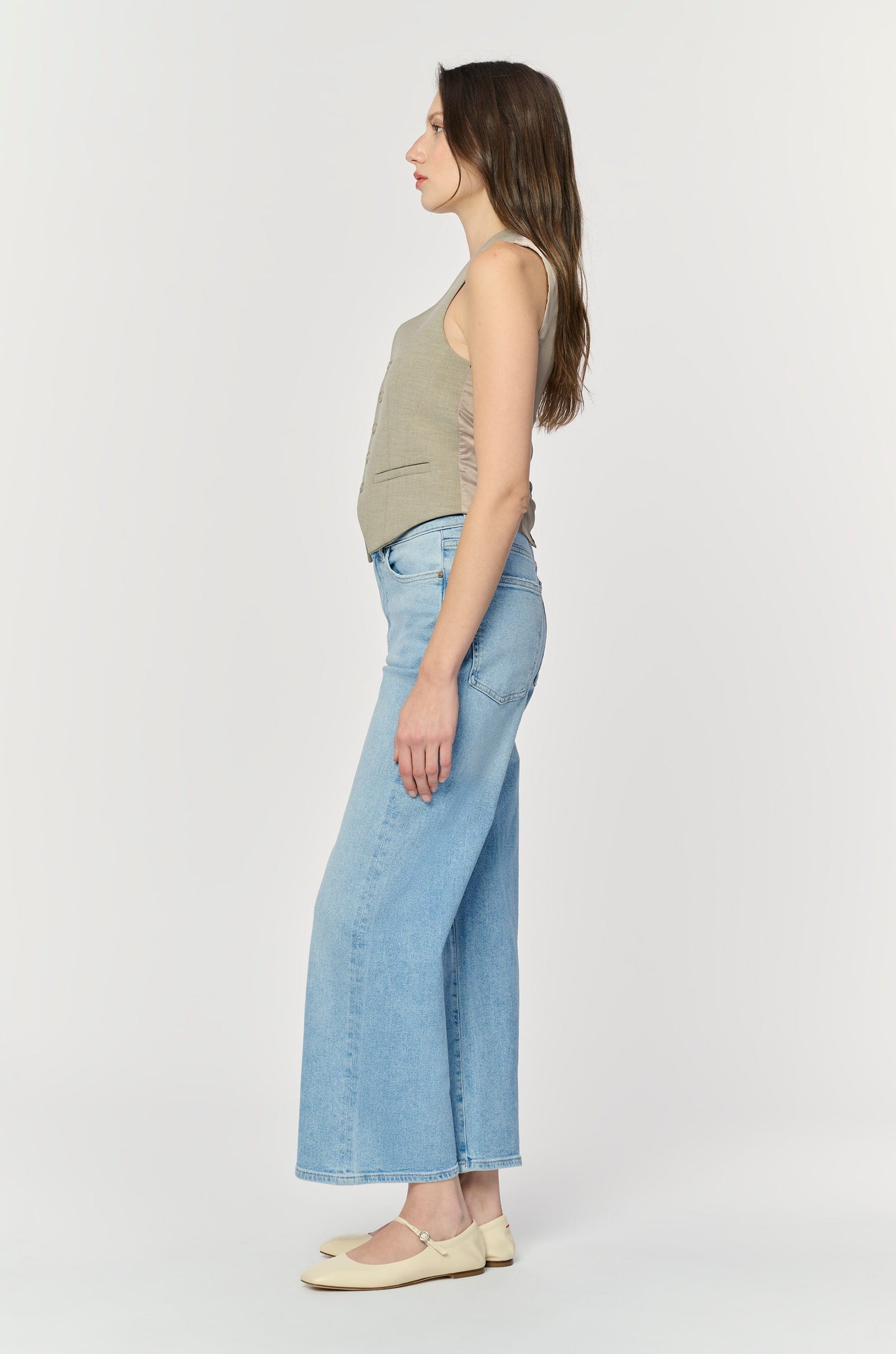 DENIM - WARP & WEFT - ICN Crop Wide Leg - Last Summer - PLENTY