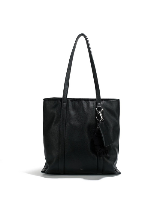 COLAB BAGS Black Kiki Tote With Scrunchie