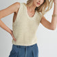 Sweater - SADIE & SAGE - Elsie Sweater Tank - PLENTY