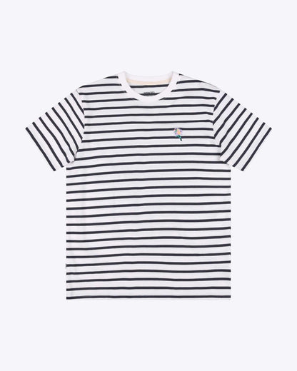 m tops - WEMOTO - Flower Striped Tee - PLENTY