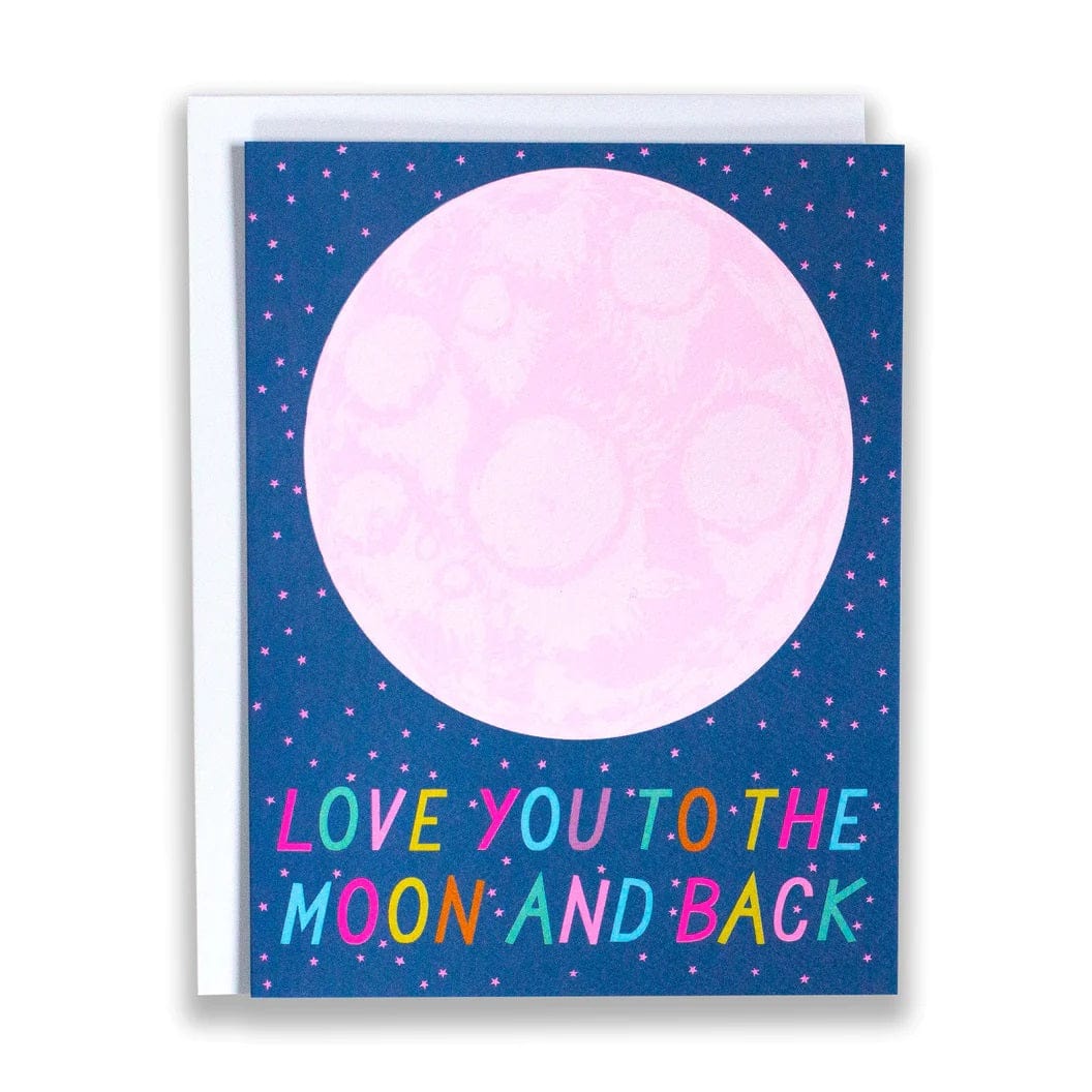 Moon and Back Card