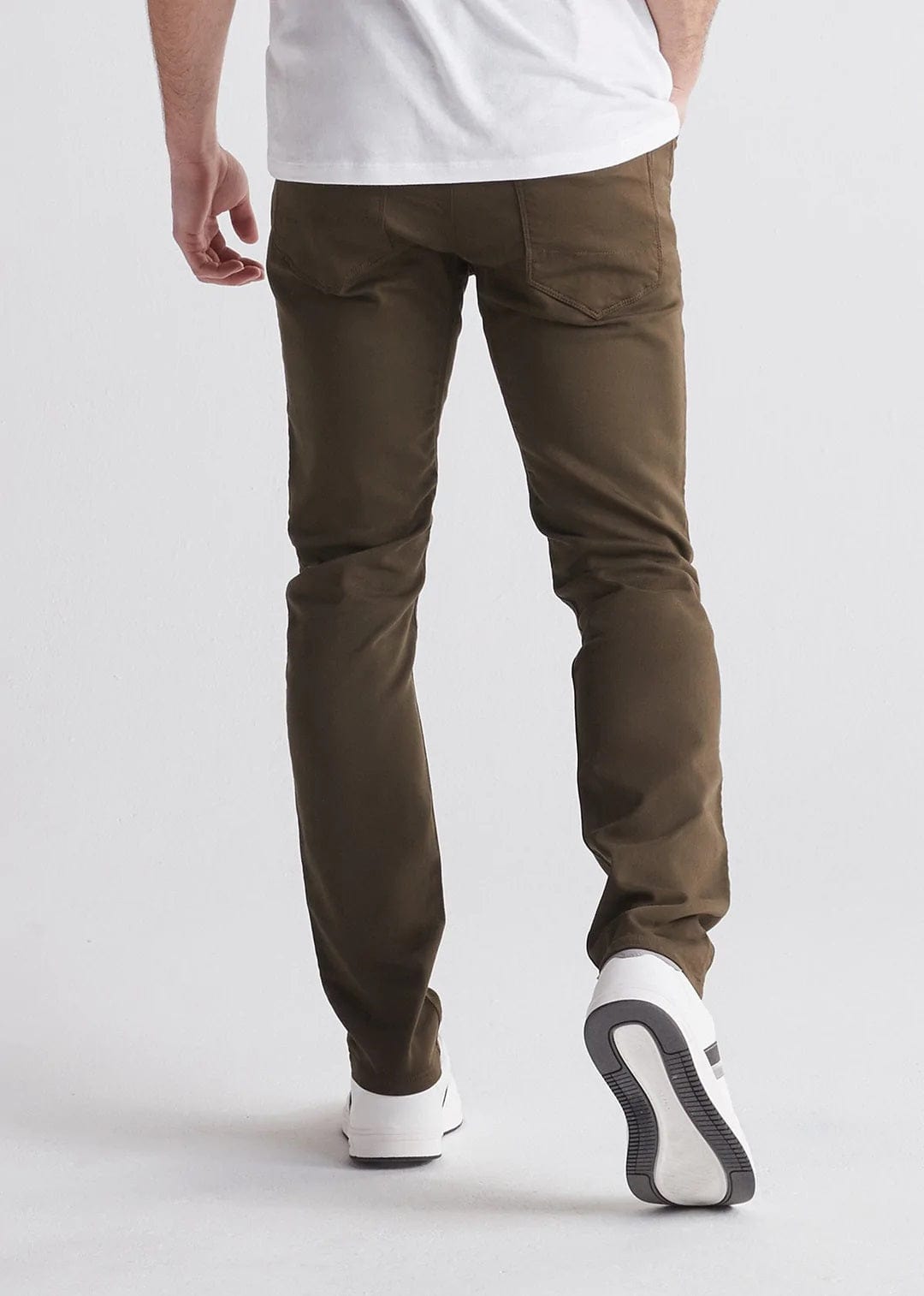 m bottoms - Duer - No Sweat Slim Pant - Army Green - PLENTY