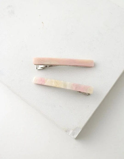 Accessories - Lover's Tempo - Florence Hair Clip Two Pack- Pink - PLENTY