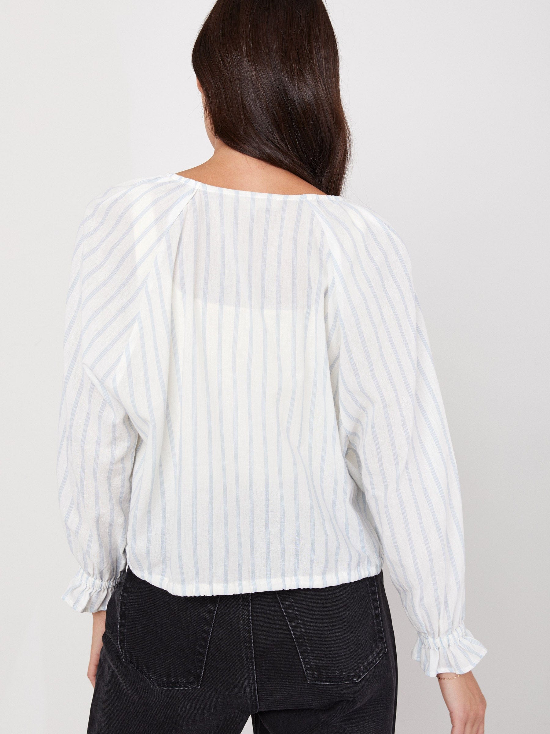 Monk & Lou TOPS Arianna Tie Blouse